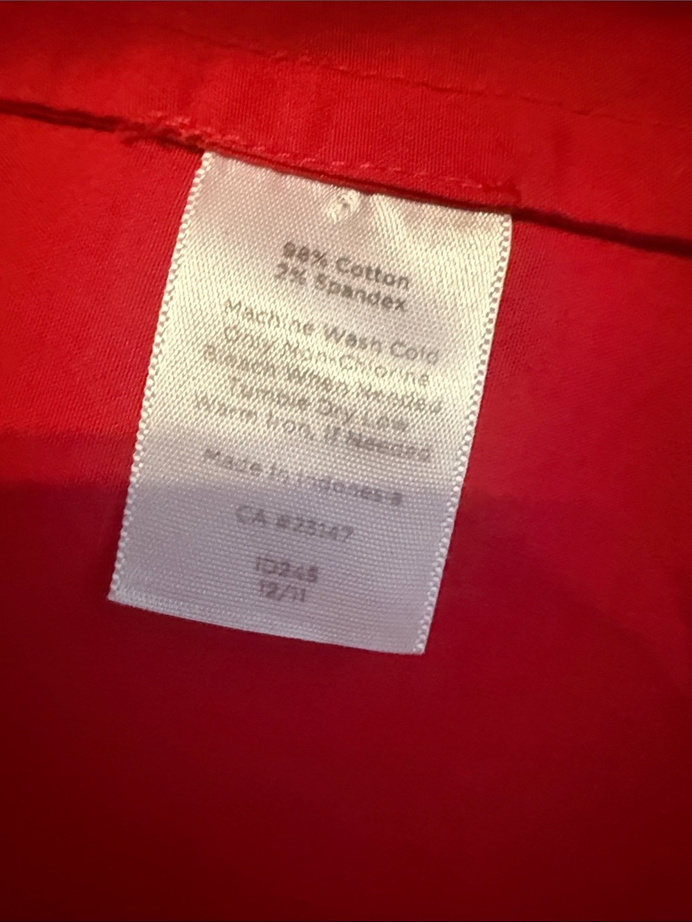 Talbots Bright Red Button Jacket - Picture 4 of 4